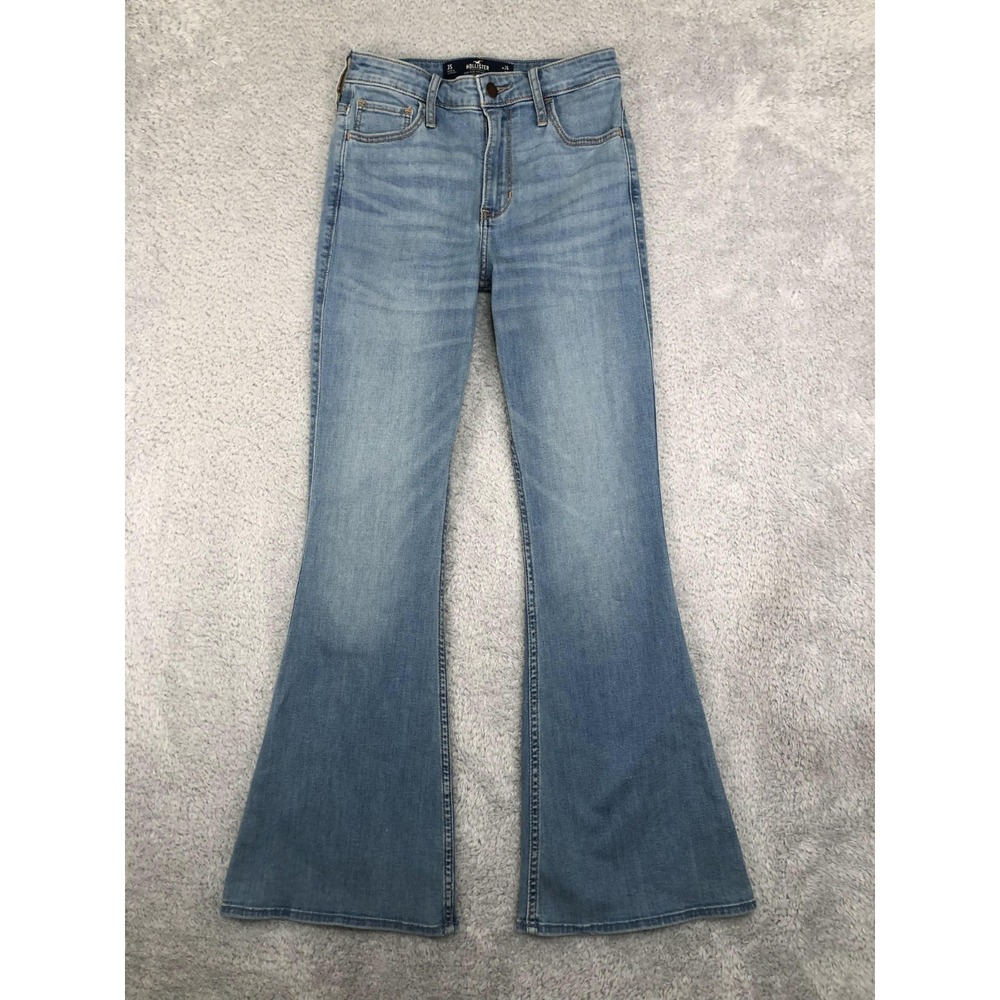 Hollister Jeans Womens Size 3S (25x29) High-Rise Vintage Flare Blue